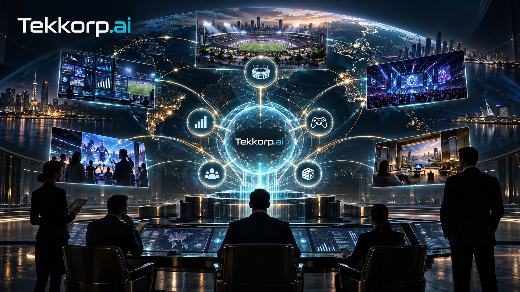 Tekkorp.ai intelligence platform connecting capital with sports, gaming, data and fan-experience opportunities